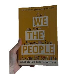 We the People - Paperback, by Ginsberg Benjamin; Lowi Theodore J.; Weir - New